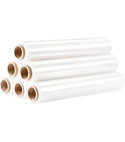 Film Estirable Manual Blanco 23 Micras – Caja de 6 Rollos de 2 kg