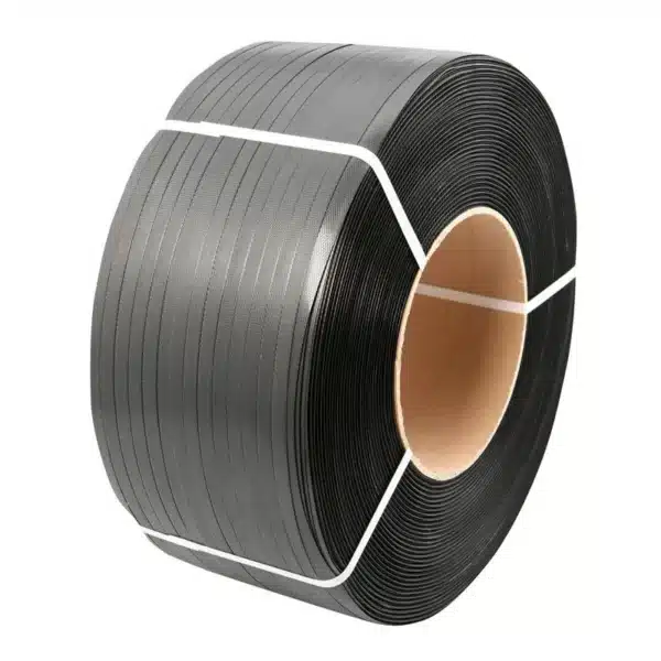 Fleje de Plástico Negro 13 mm x 1200 m | Polipropileno