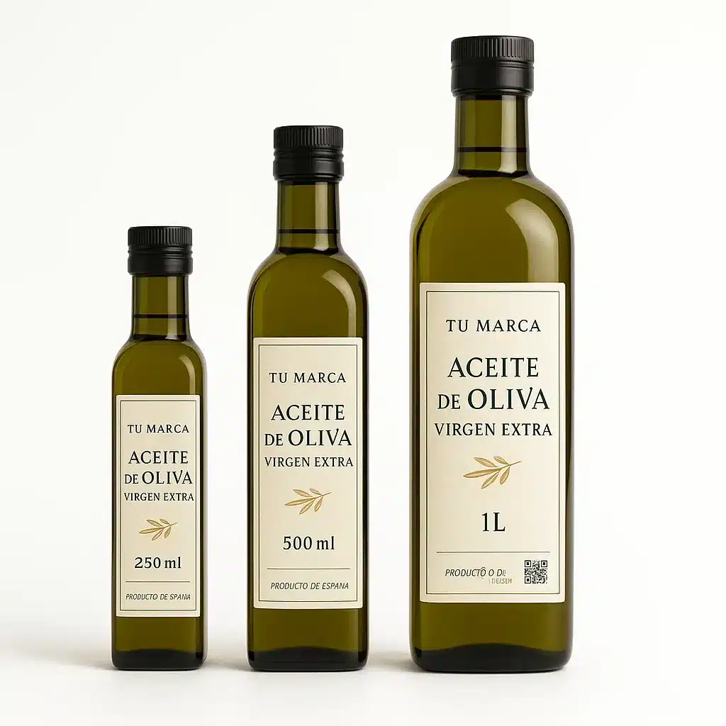 fabricante etiquetas aceite personalizadas